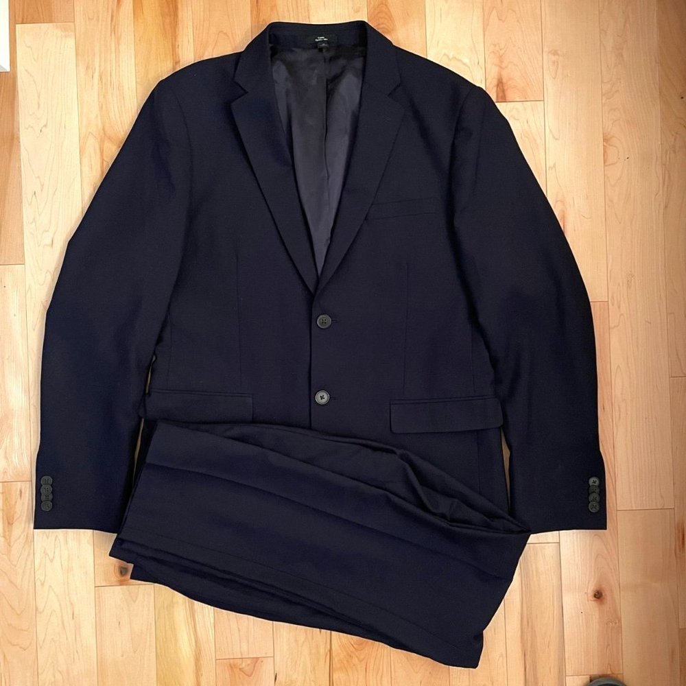 Frank & Oak Laurier Slim Suit Navy